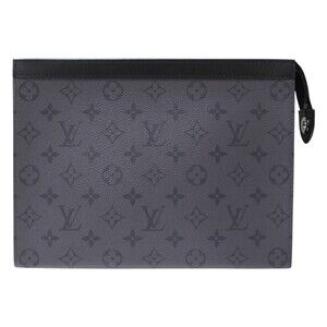 Louis Vuitton Pochette Voyage clutch Monogram Eclipse reverse compact LV